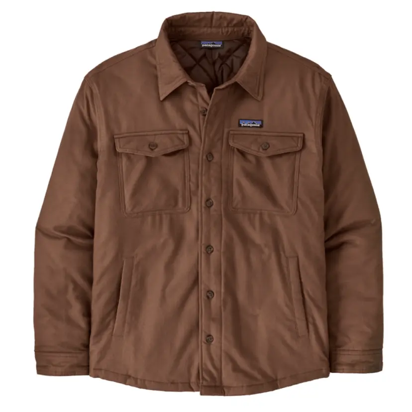 Patagonia Patagonia M's Lw Insulated Fjord Flannel Shirt Berm Brown