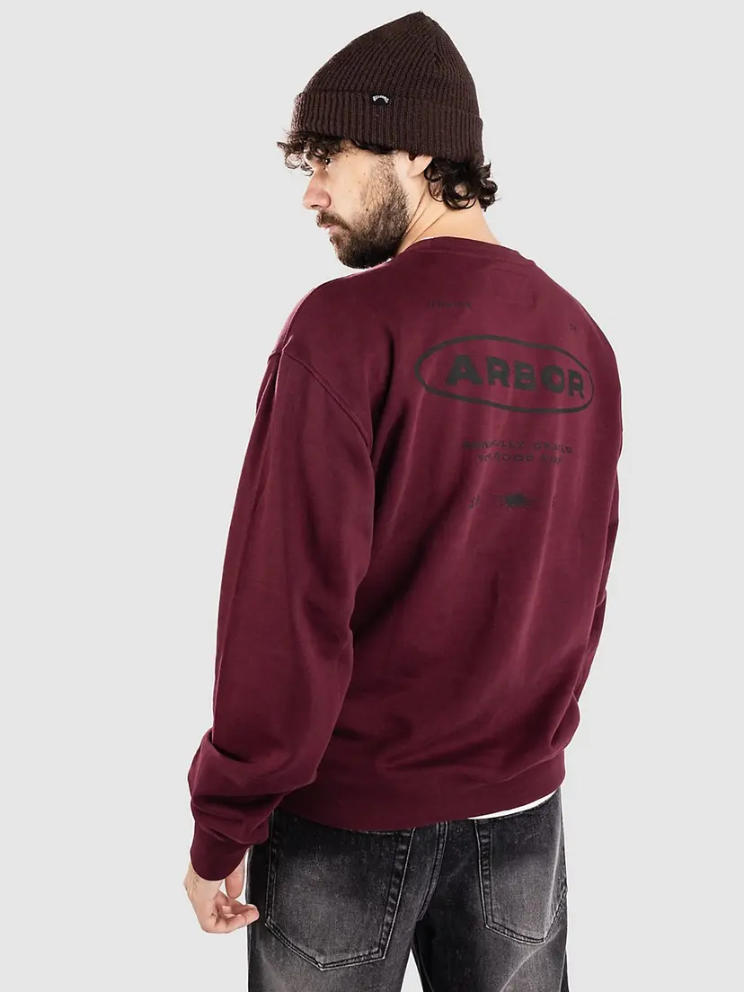 Arbor Arbor Craft Crew Genser rød