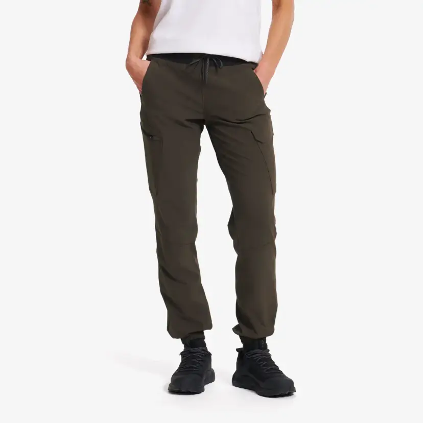 RevolutionRace Verge Stretch Cargo Pants Dame Moss Gray