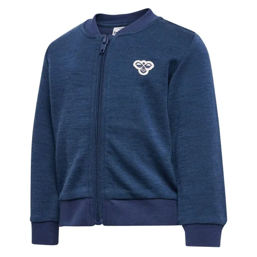 Hummel Barn Hummel - Ulljakke Zip Ull og Bomull Dress Blues