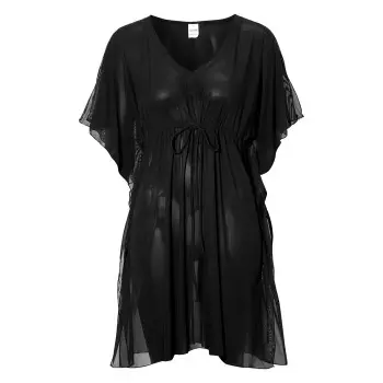 Damella Damella Selma Basic Cover Up Tunica Svart polyamid One Size Dame