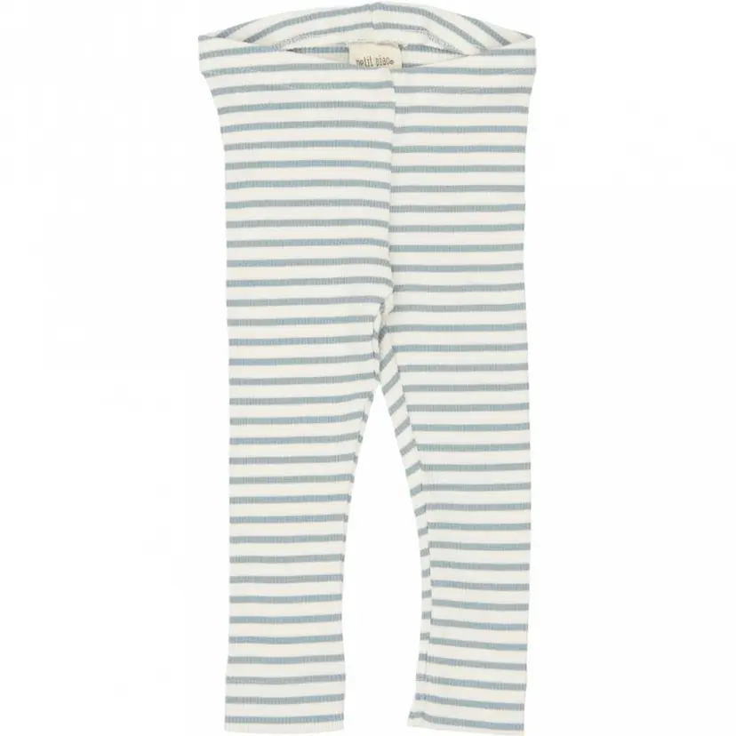 Petit Piao Mint Grønn Stripete Petit Piao Modal Leggings (68 / 6 mnd)