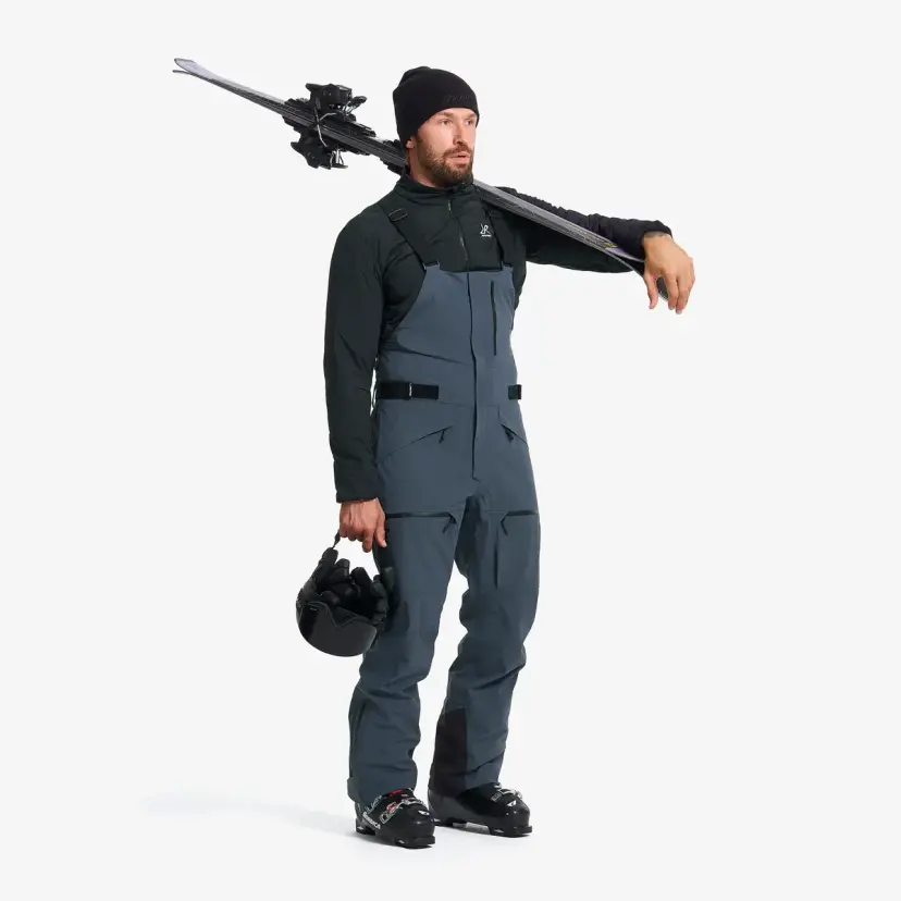 RevolutionRace Atlas 3L Ski Bib Pants Herre India Ink