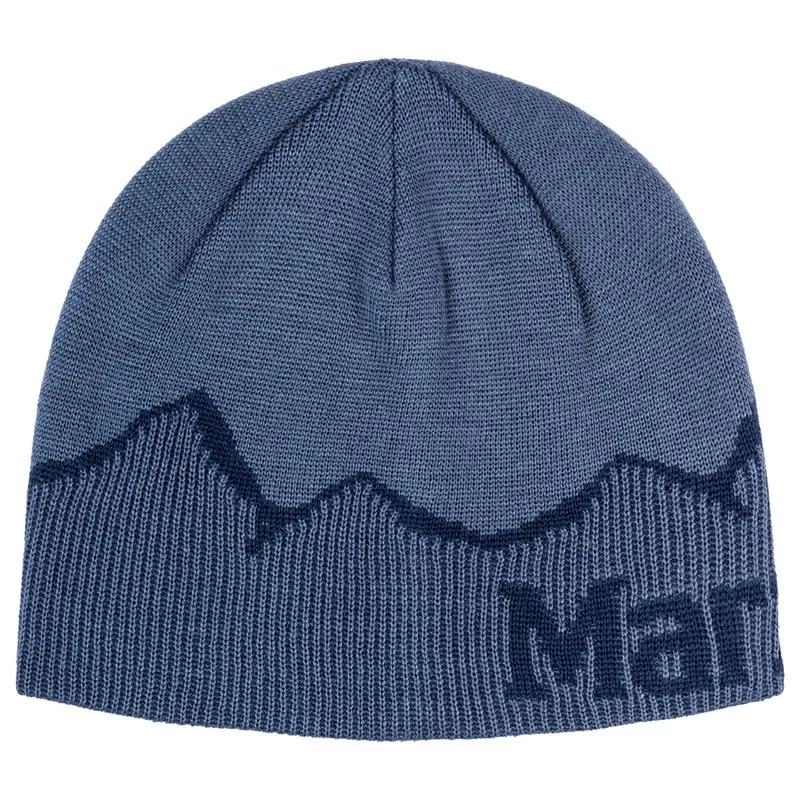 Marmot Marmot Mountainscape Wool Beanie Blue Currant