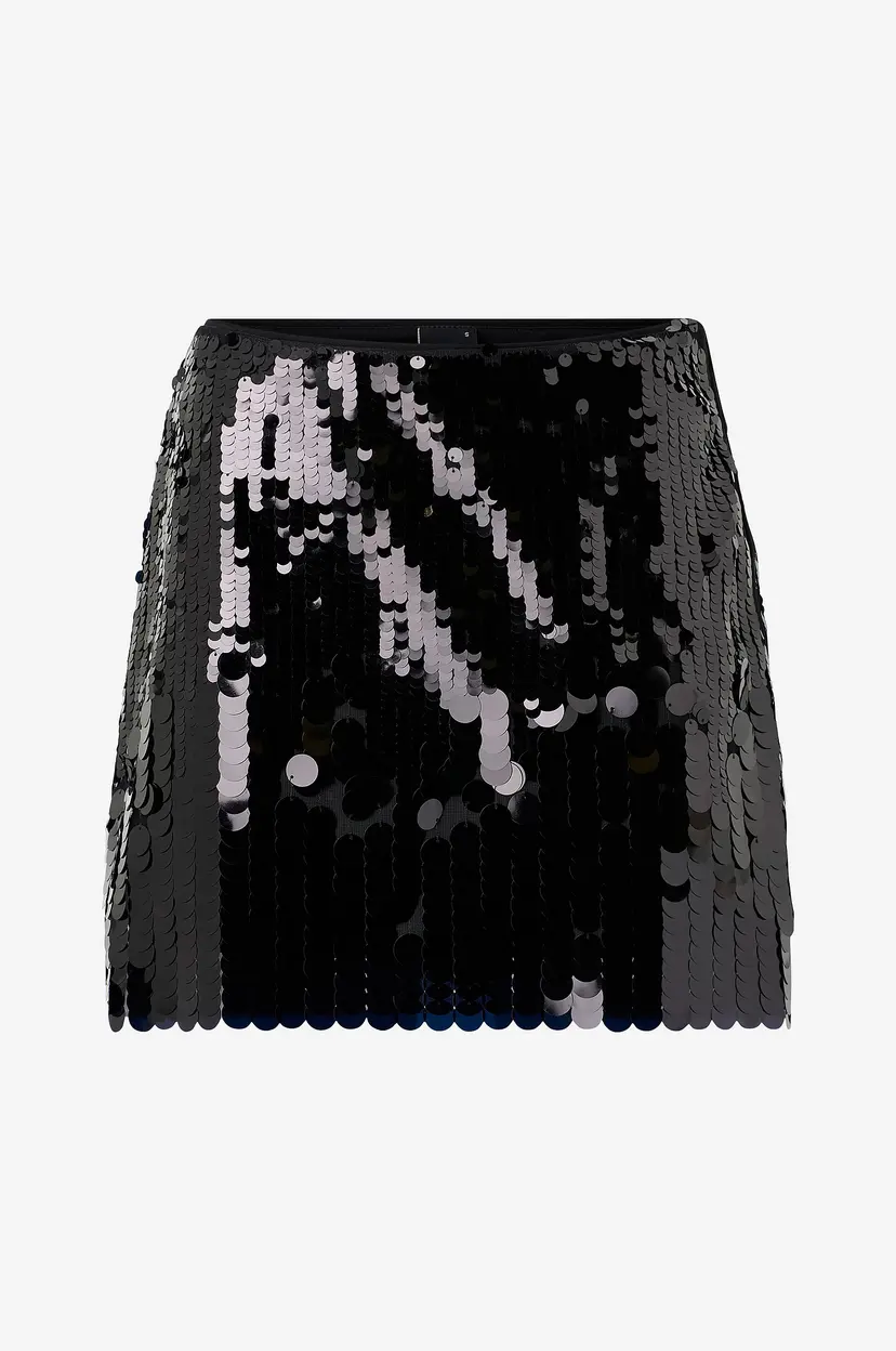 Gina Tricot Skjørt Sequin Mini - Svart