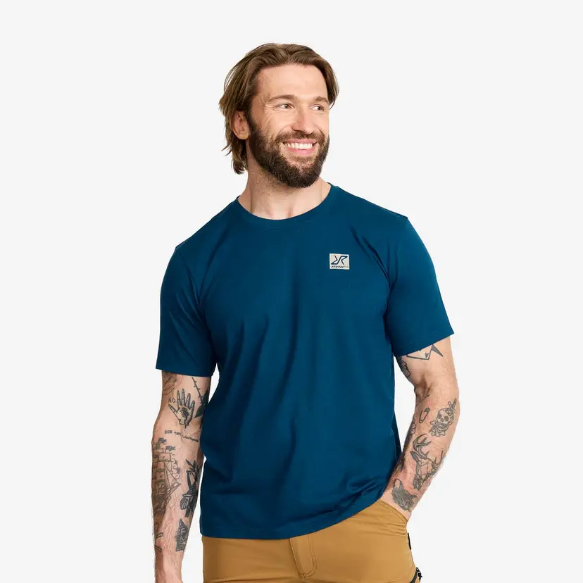 RevolutionRace Easy T-shirt Herre Blue Opal