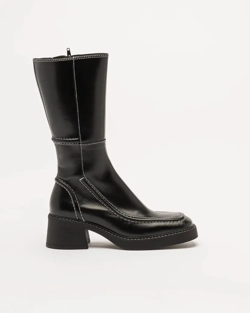 E8 by Miista Botas de cano médio E8 by Miista DAGMARA Preto