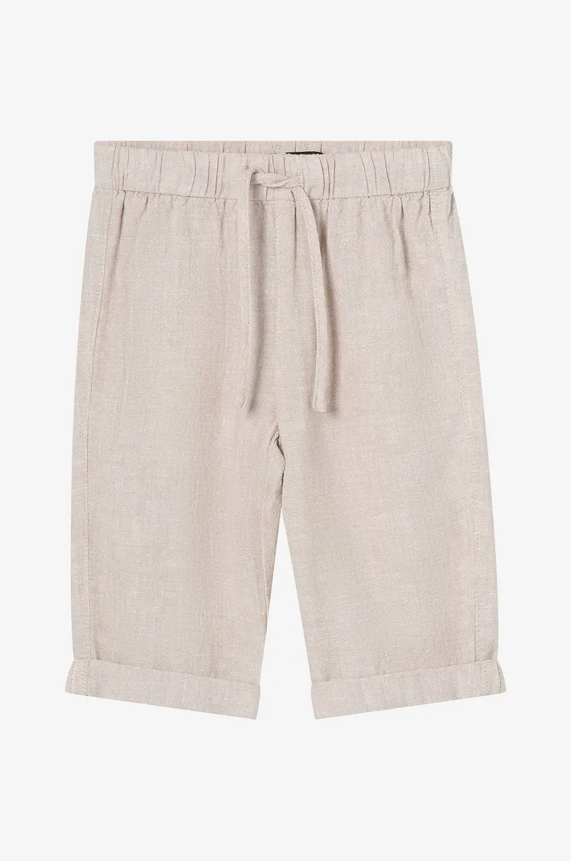 Ellos Collection Linbukser med strikk i midjen - Natur