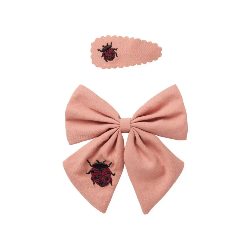 Lil`Atelier Lil'Atelier - Hårsløyfe 2 pk Lilja Misty Rose