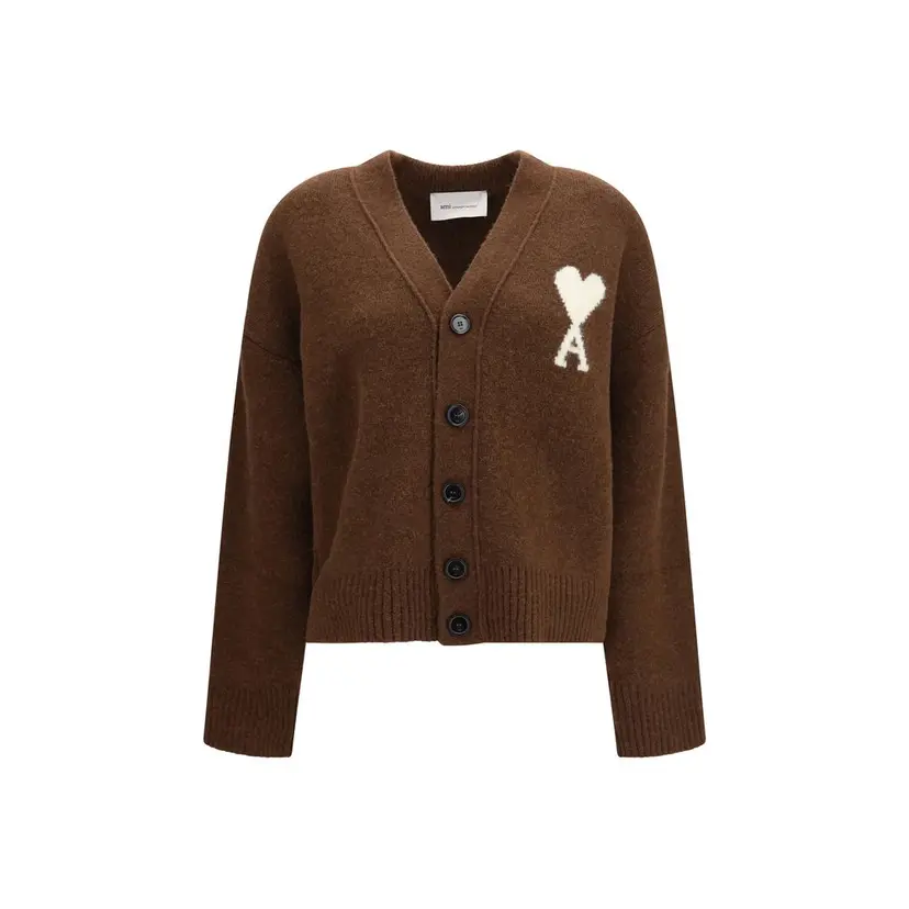 Ami Paris Ami Paris Cardigans – Brun