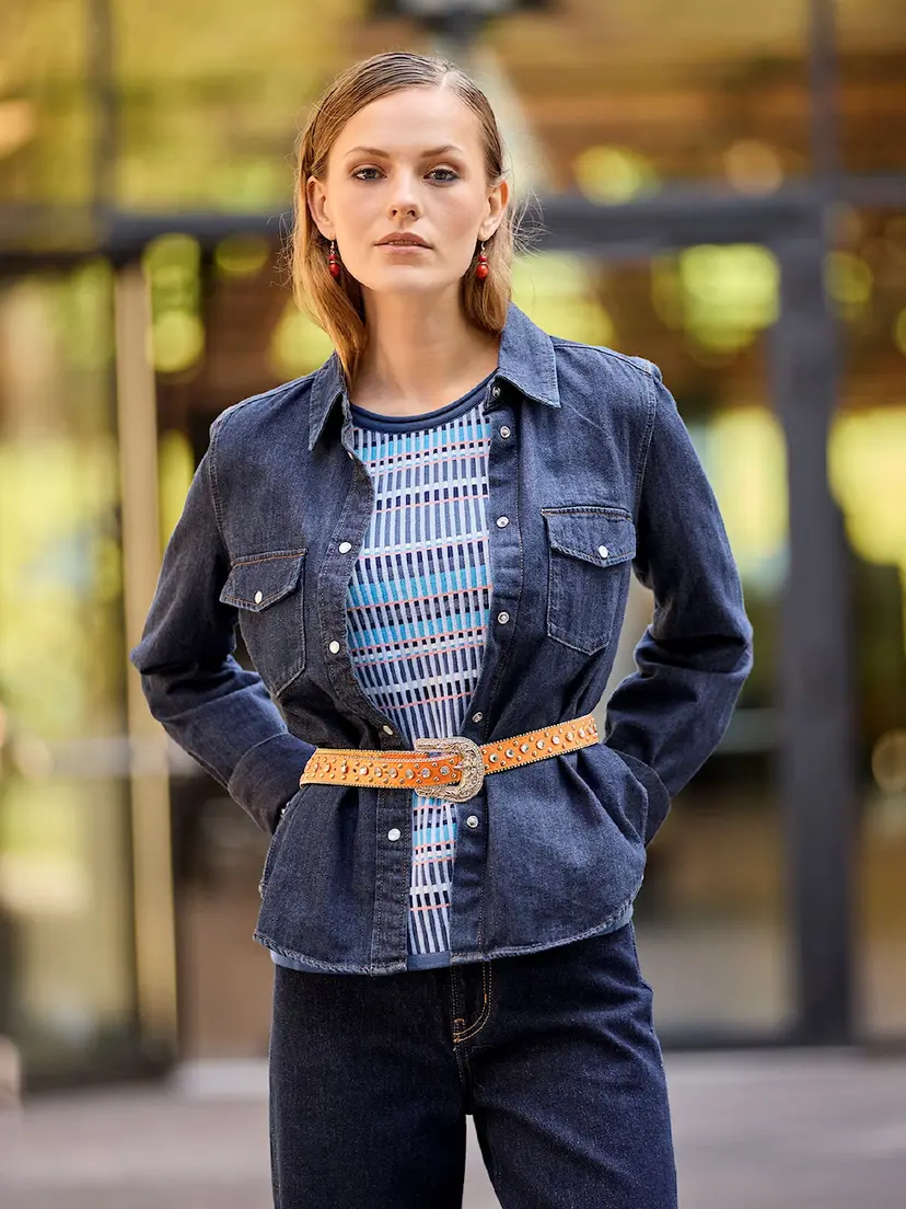 Skovhuus Skovhuus Kvinne Jeans Blue XXXL