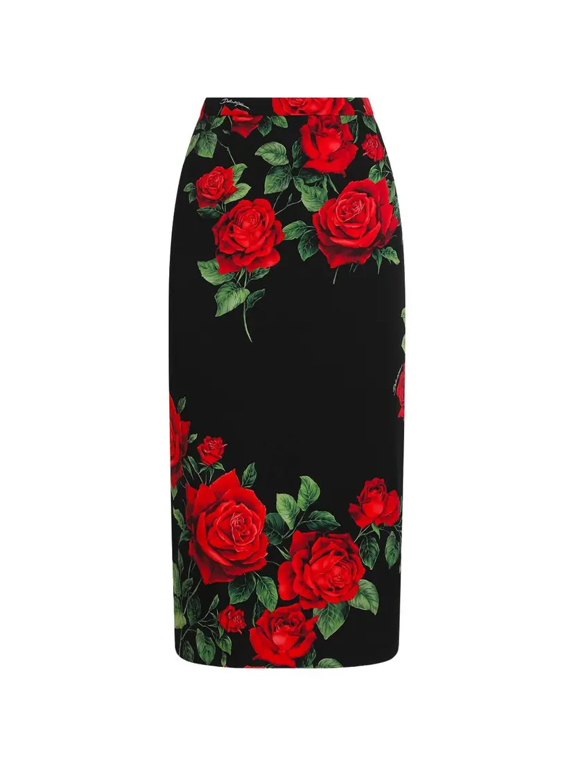 Dolce & Gabbana Dolce & Gabbana Midiskjørt – Svart