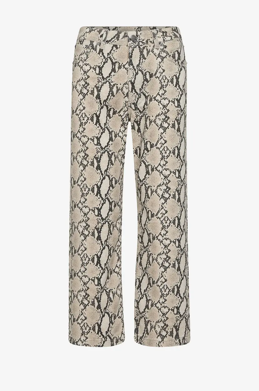 Co'couture Jeans SnakeCC Crop Pant - Beige