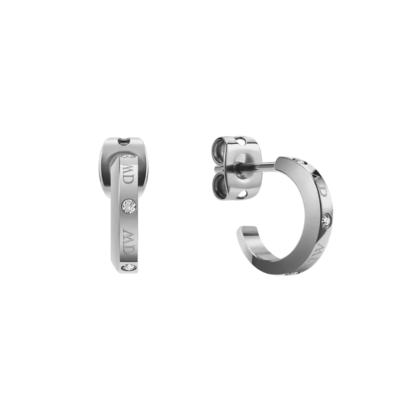 Daniel Wellington Silver Earrings Classic Lumine | DW