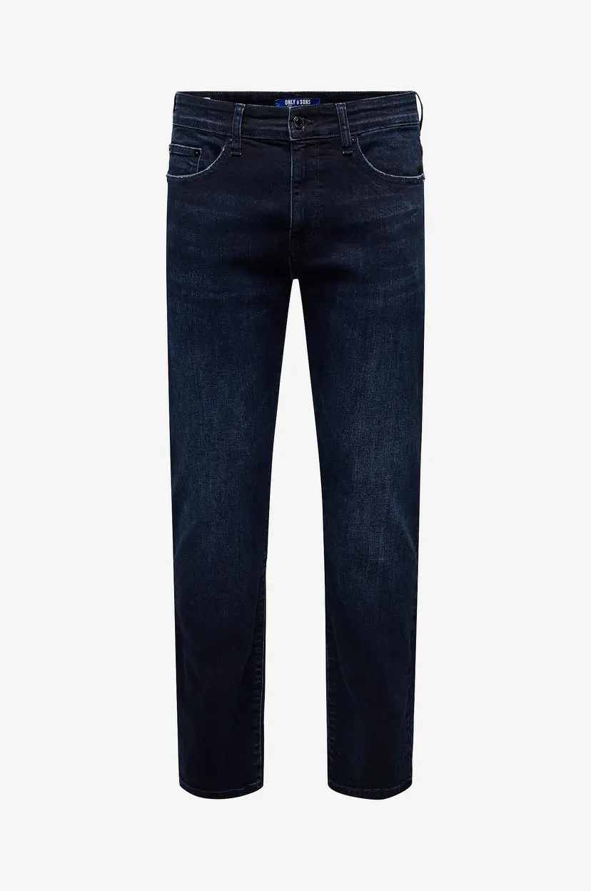 Only & Sons Jeans onsWeft Reg. Blue Blk 2652 Mat Dnm - Blå