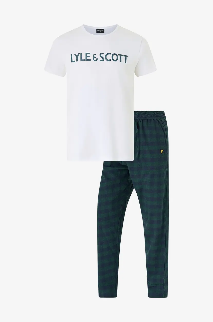 Lyle & Scott Pysjsett Holden SS Sleep Set - Hvit