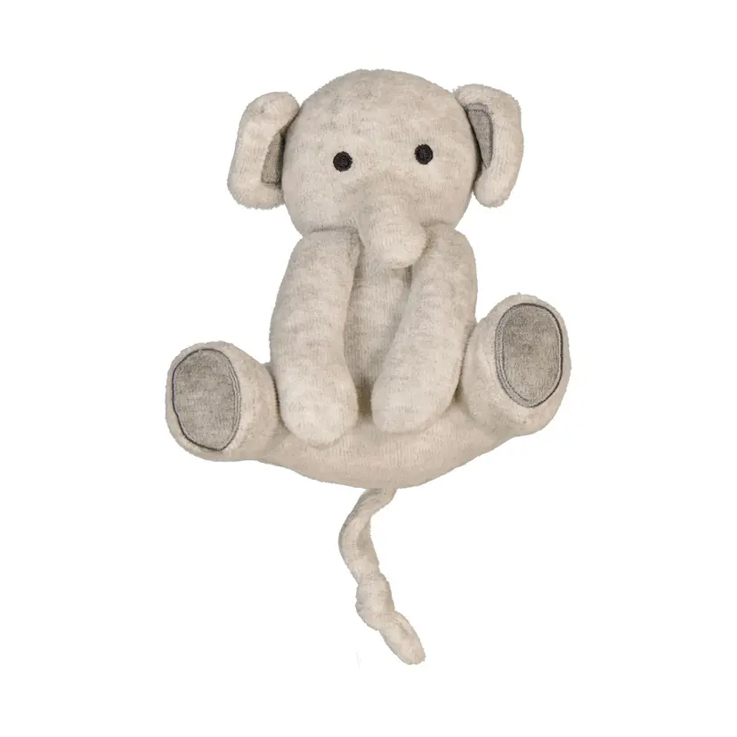 Geggamoja Elefant Grå melerad