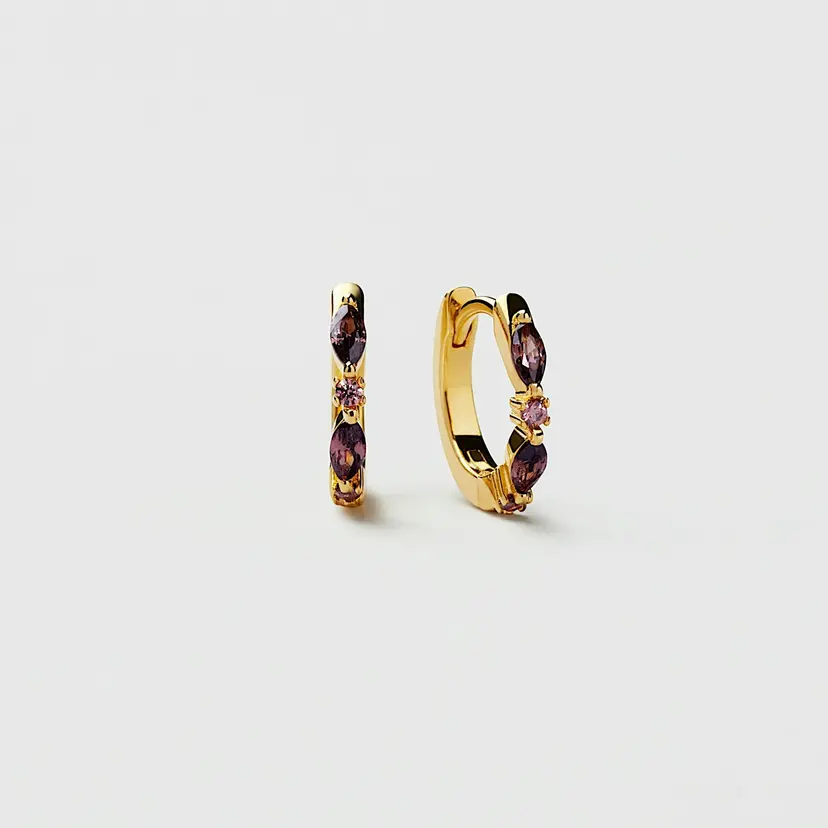 Safira Mauve July Hoops