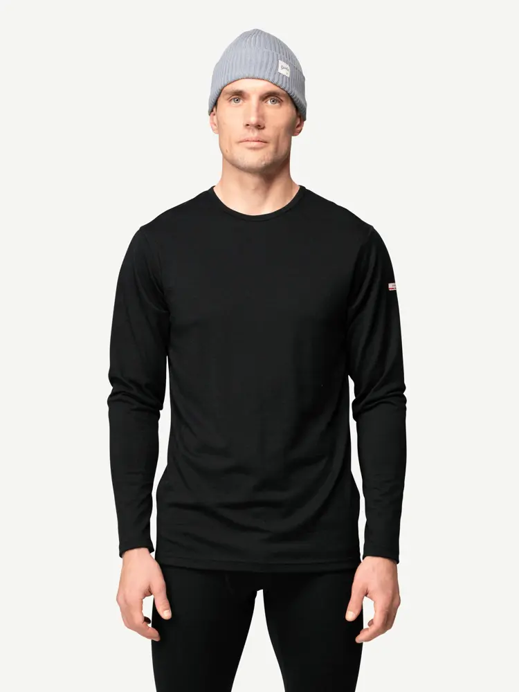 Devold Devold - Breeze Plus Merino 200 Ulltrøye Herre - Large - Svart
