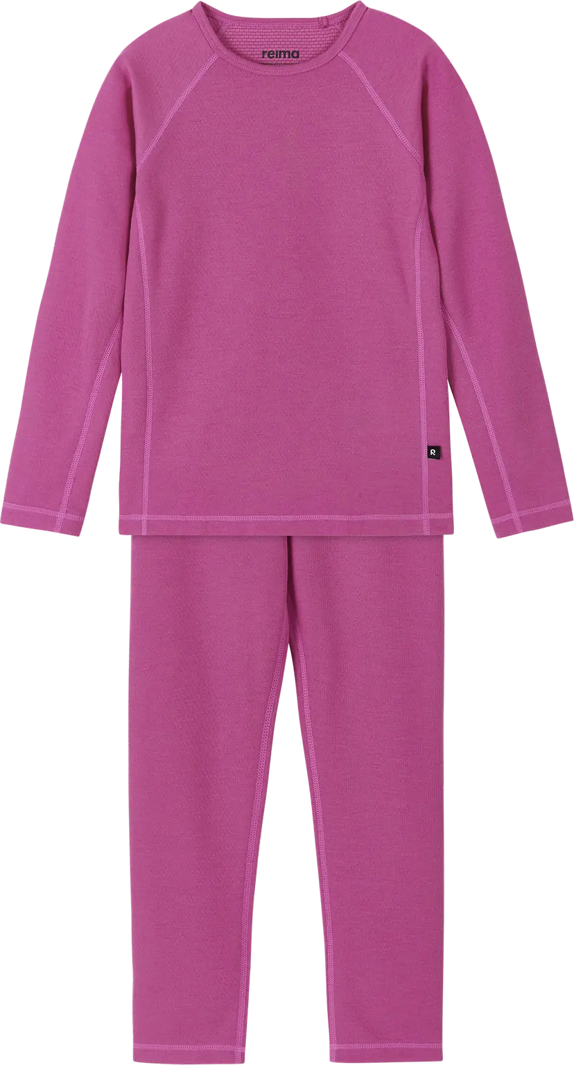 Reima Reima Kids' Lani Thermolite Base Layer Set Fucshia