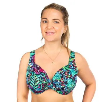 Sunseeker Sunseeker Jungle Chalk Plus Cup Top Grønn Mønster D 40 Dame