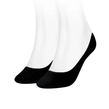 Tommy Hilfiger Tommy Hilfiger Strømper 2P Women Invisible Footie Socks Svart Str 39/42 Dame