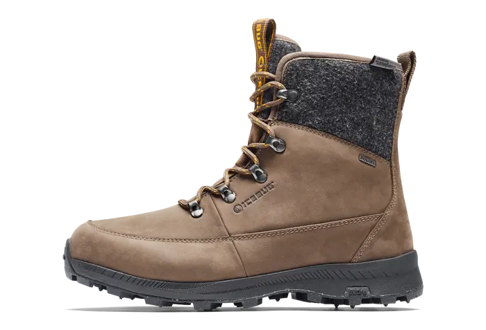 Icebug Adak ReWool Women's BUGrip - Coffee/Grey