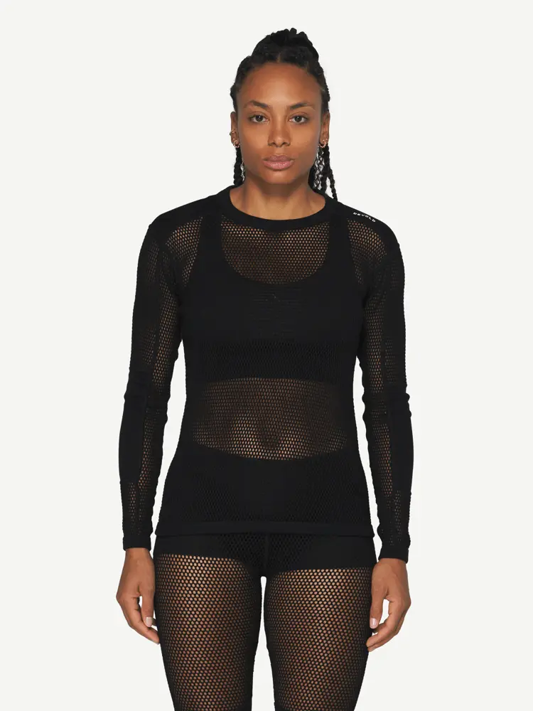 Devold Devold - Wool Mesh Pro Ulltrøye Dame - Large - Svart