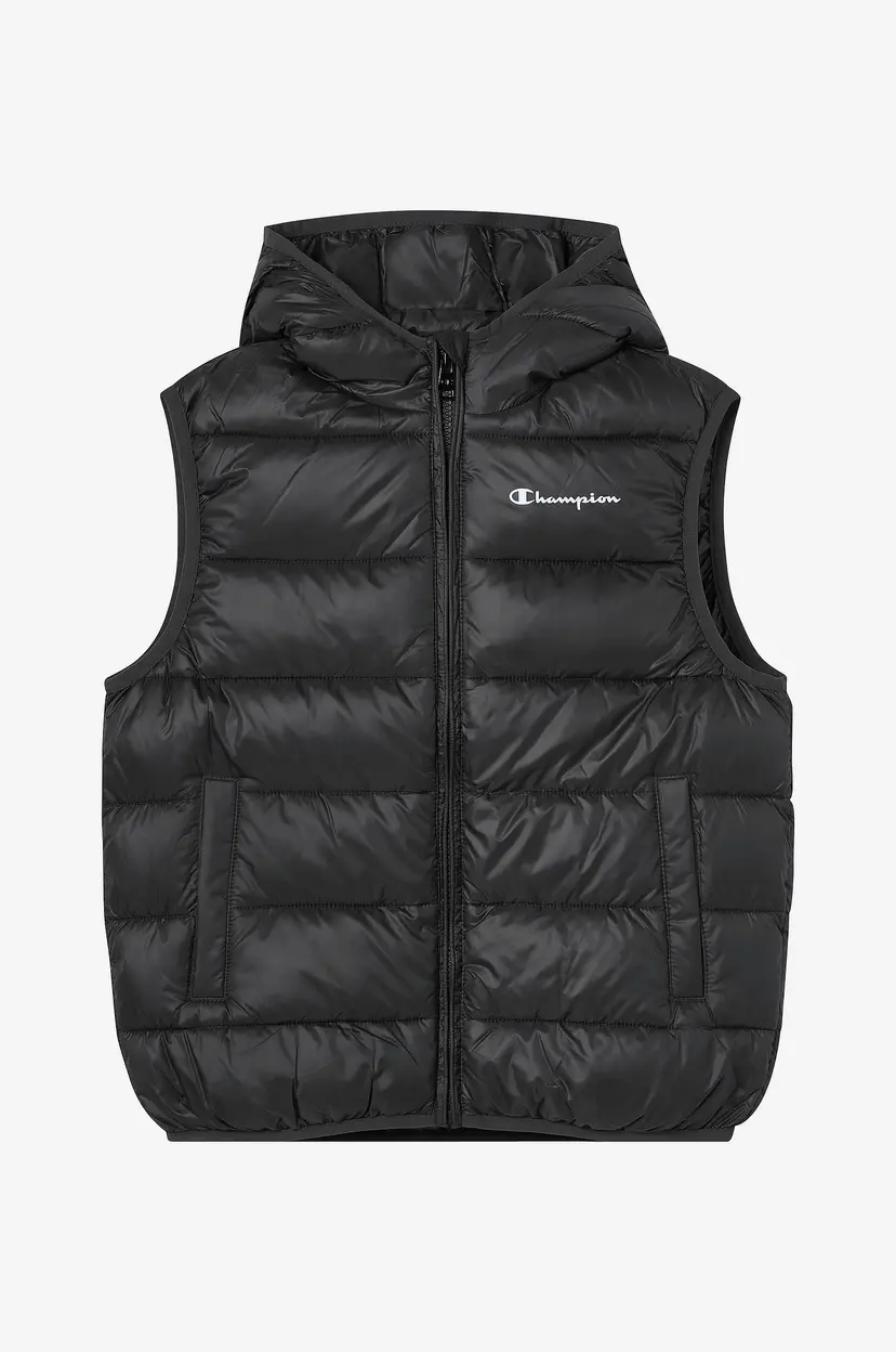Champion Vest Hooded Full Zip Vest - Svart