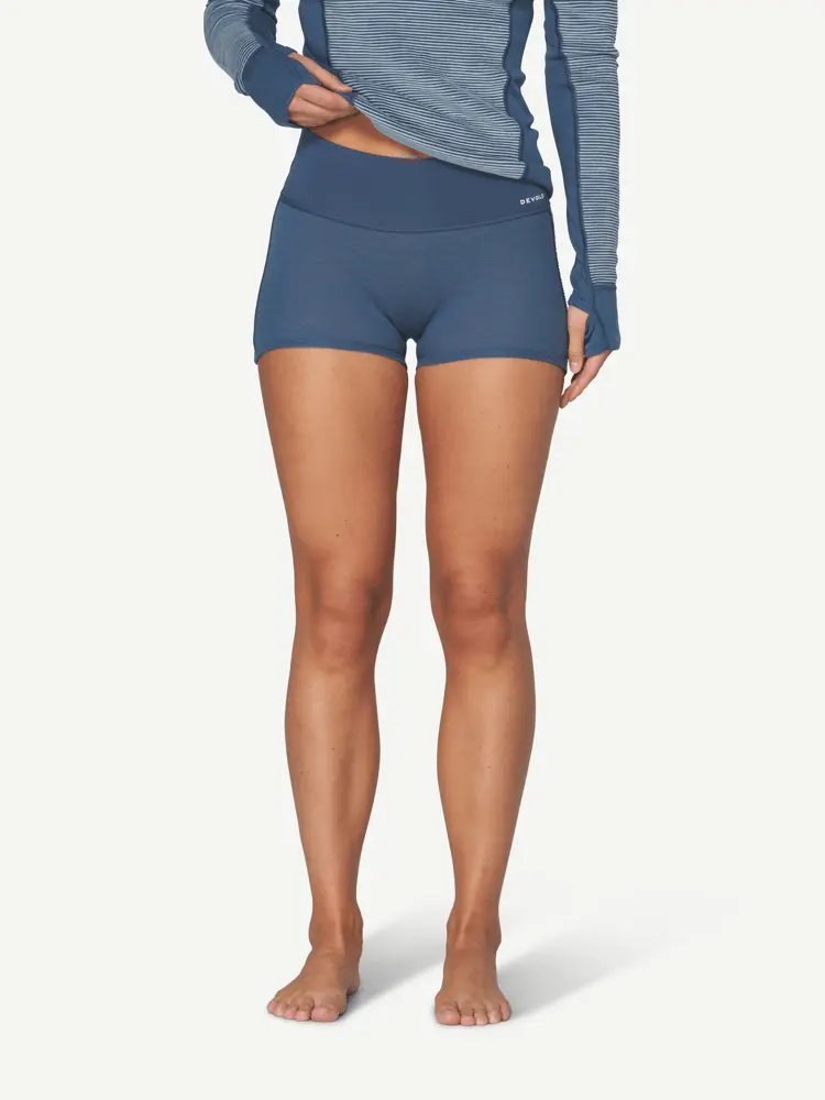 Devold Devold - Reverso Merino Hipster Dame - Large - Blå
