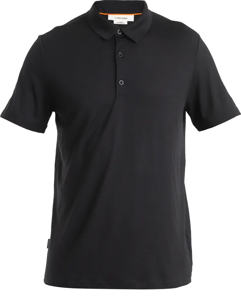 Icebreaker Icebreaker Men's Merino 150 Tech Lite III Short Sleeve Polo Black