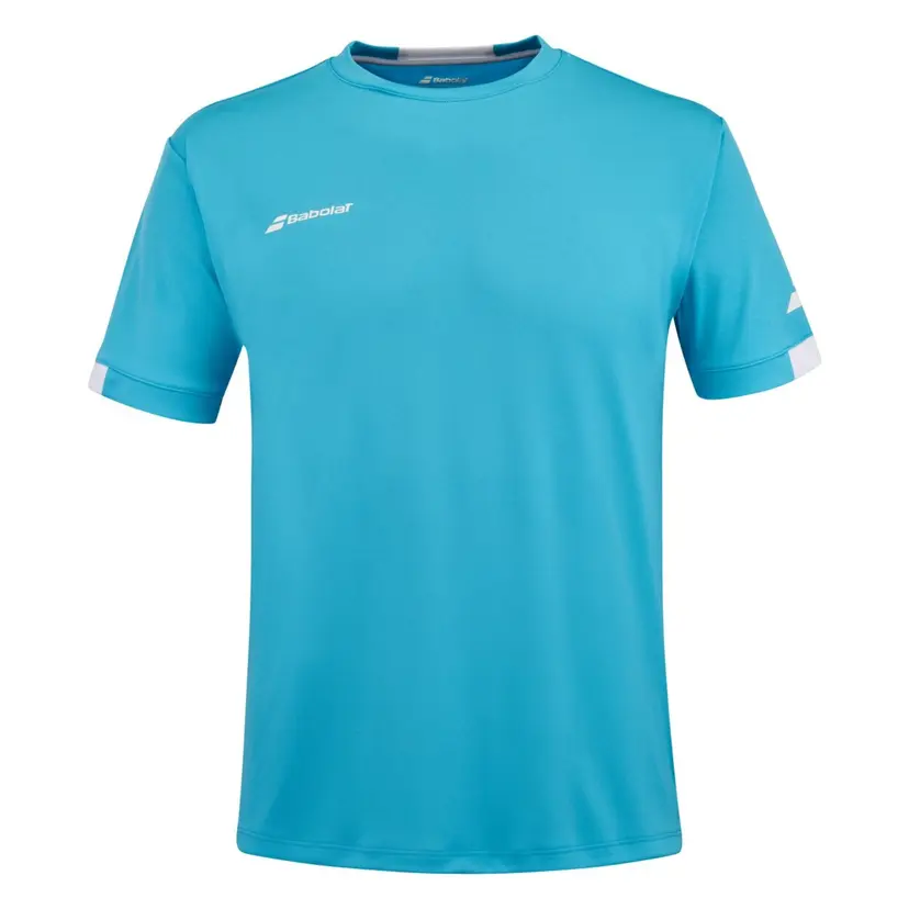 Babolat Babolat Play Crew Neck Tee Cyan Blue