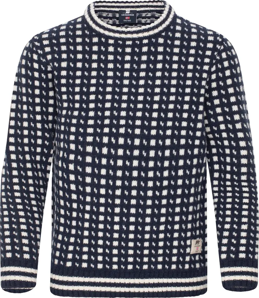 Gridarmor Gridarmor Juniors' Classic Wool Sweater Navy Blazer