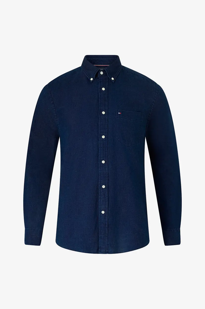 Tommy Hilfiger Flanellskjorte Flannel Indigo Shirt - Blå