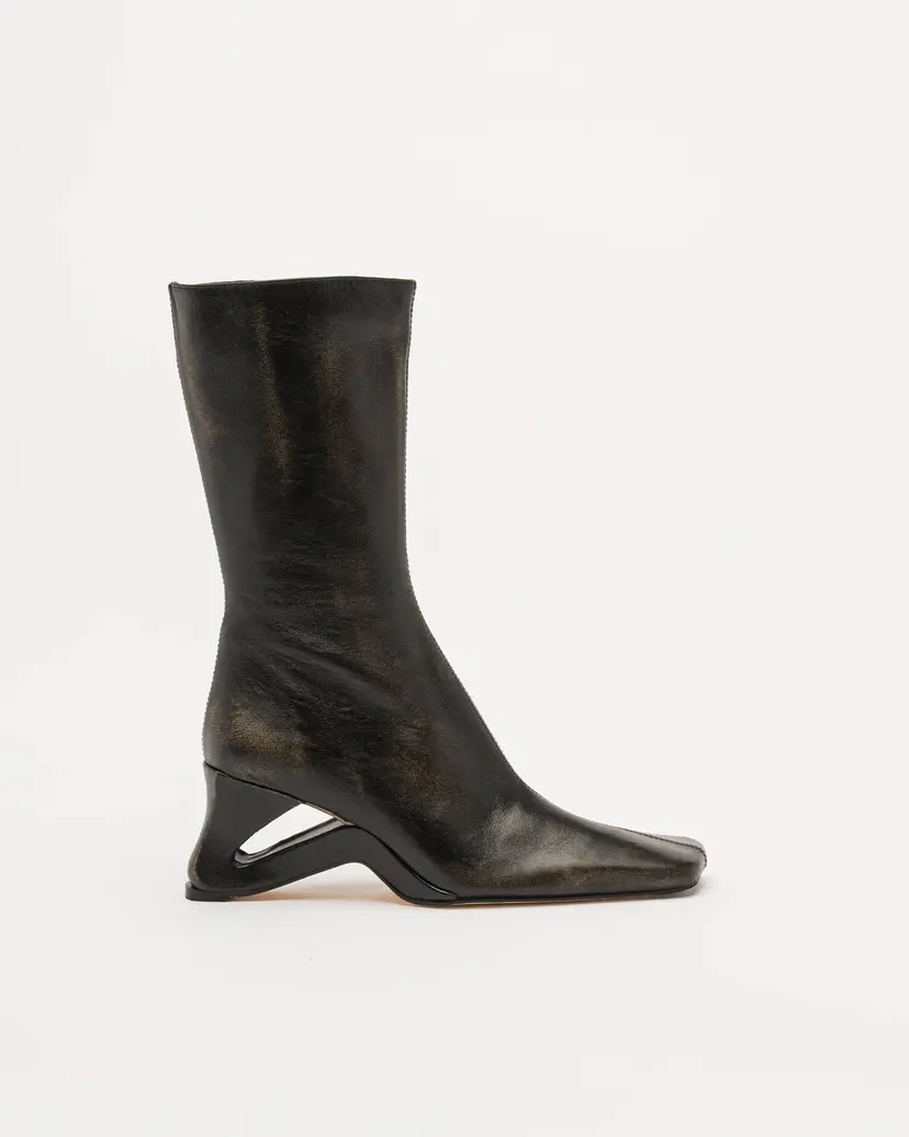 Miista Botas de cano médio Miista SULAY Preto