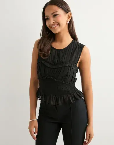 Neo Noir Neo Noir - Svart - Tiril S Voile Top