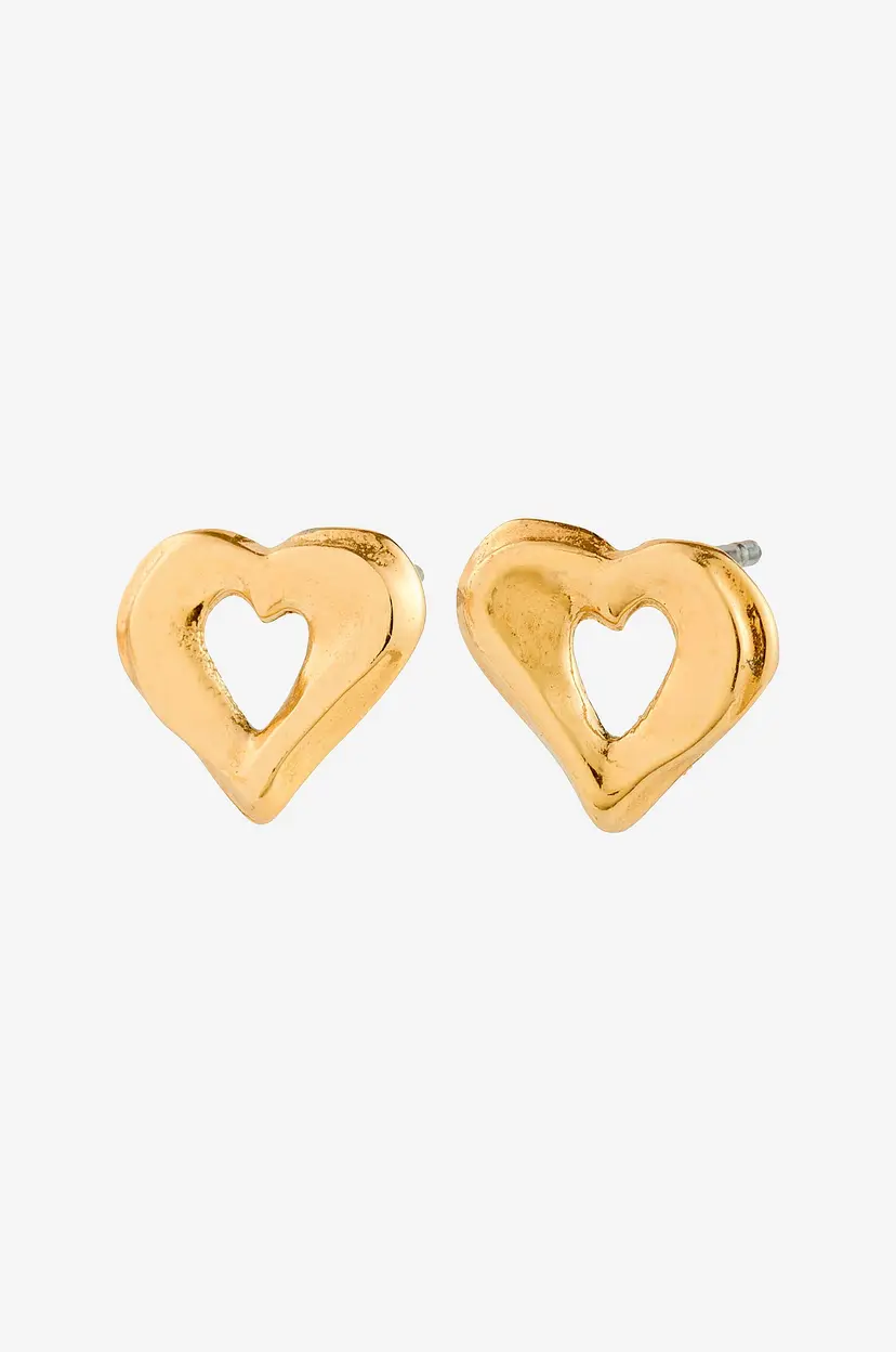Pilgrim Øredobber Iris Earrings Gold-plated - Gull