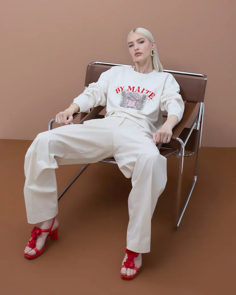 Maite by Lola Maite by Lola MS2611004 Beige Sweater
