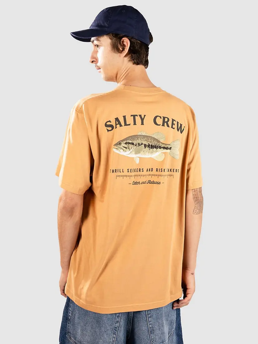 Salty Crew Salty Crew Bigmouth Premium T-skjorte brun