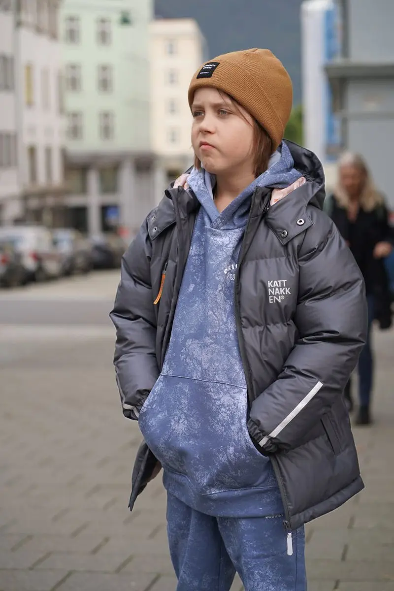Kattnakken Kattnakken Boblejakke Sludd Junior Kattesvart (13-14 år)