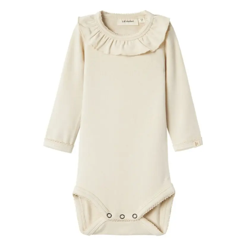 Lil`Atelier Lil'Atelier - Body med krage Saba Sol Turtledove