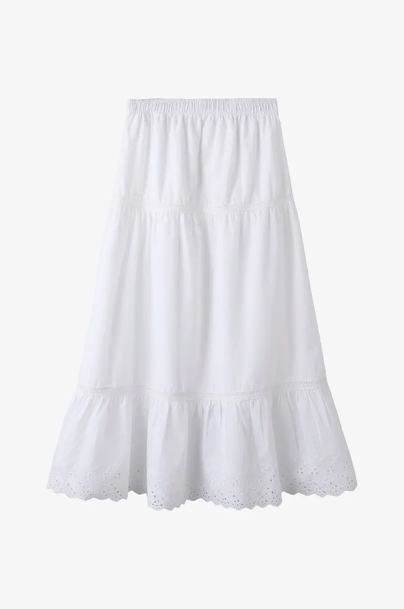 NAME IT Skjørt nkfHermala Long - Hvit