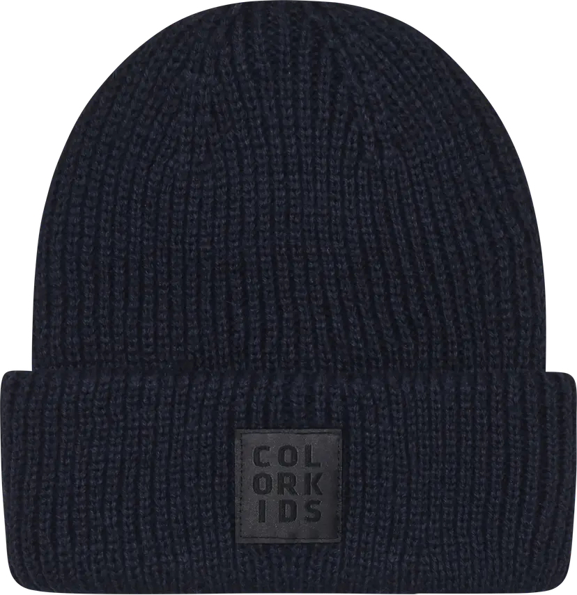 Color Kids Color Kids Kid´s Beanie W. Wool Total Eclipse