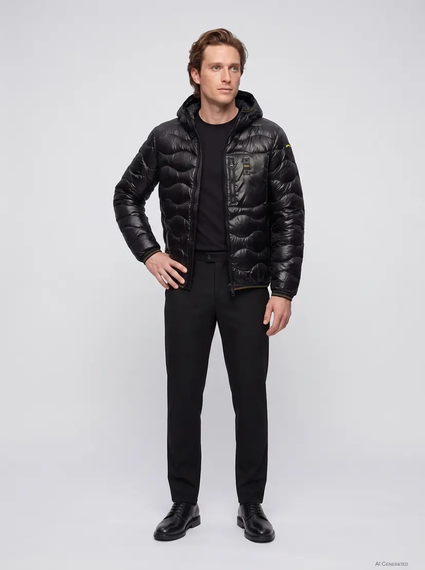 Blauer Blauer BLUC03064 Black Jacket