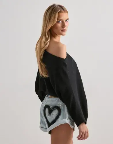 One Teaspoon One Teaspoon - Blå - Bandits Heart Short