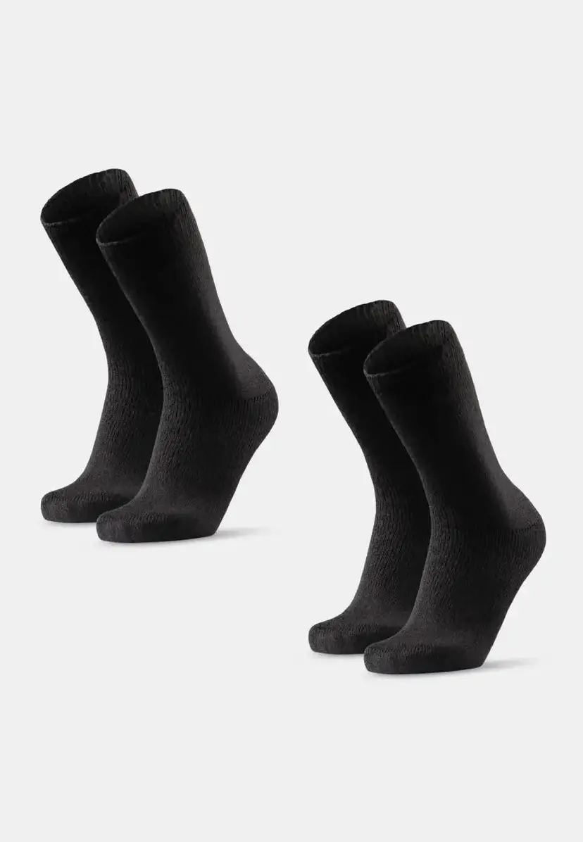 DANISH ENDURANCE TERMOSTRØMPER MED FLEECE fra DANISH ENDURANCE, Sort, 39-42