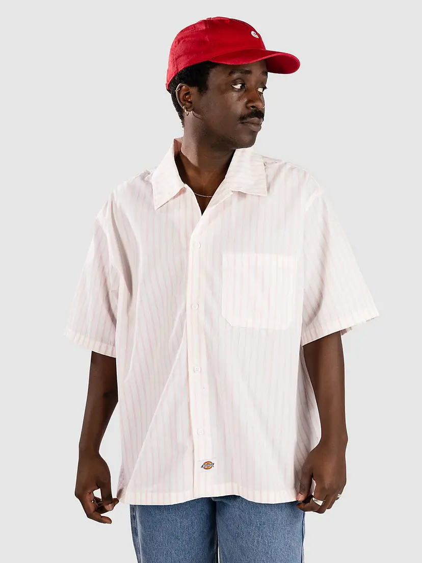 Dickies Dickies Venedocia Stripe Skjorte blå