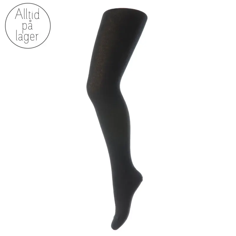 MP Strømpebukse i bambus Plain Black