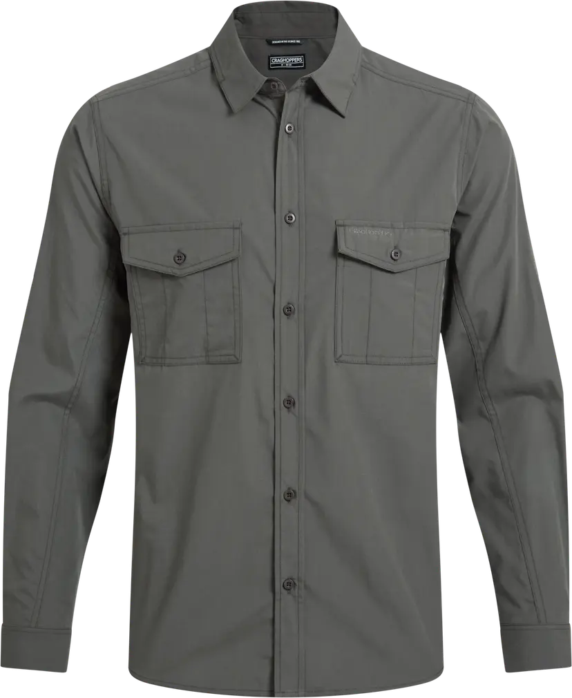 Craghoppers Craghoppers Men's Kiwi II Long Sleeved Shirt Cedar