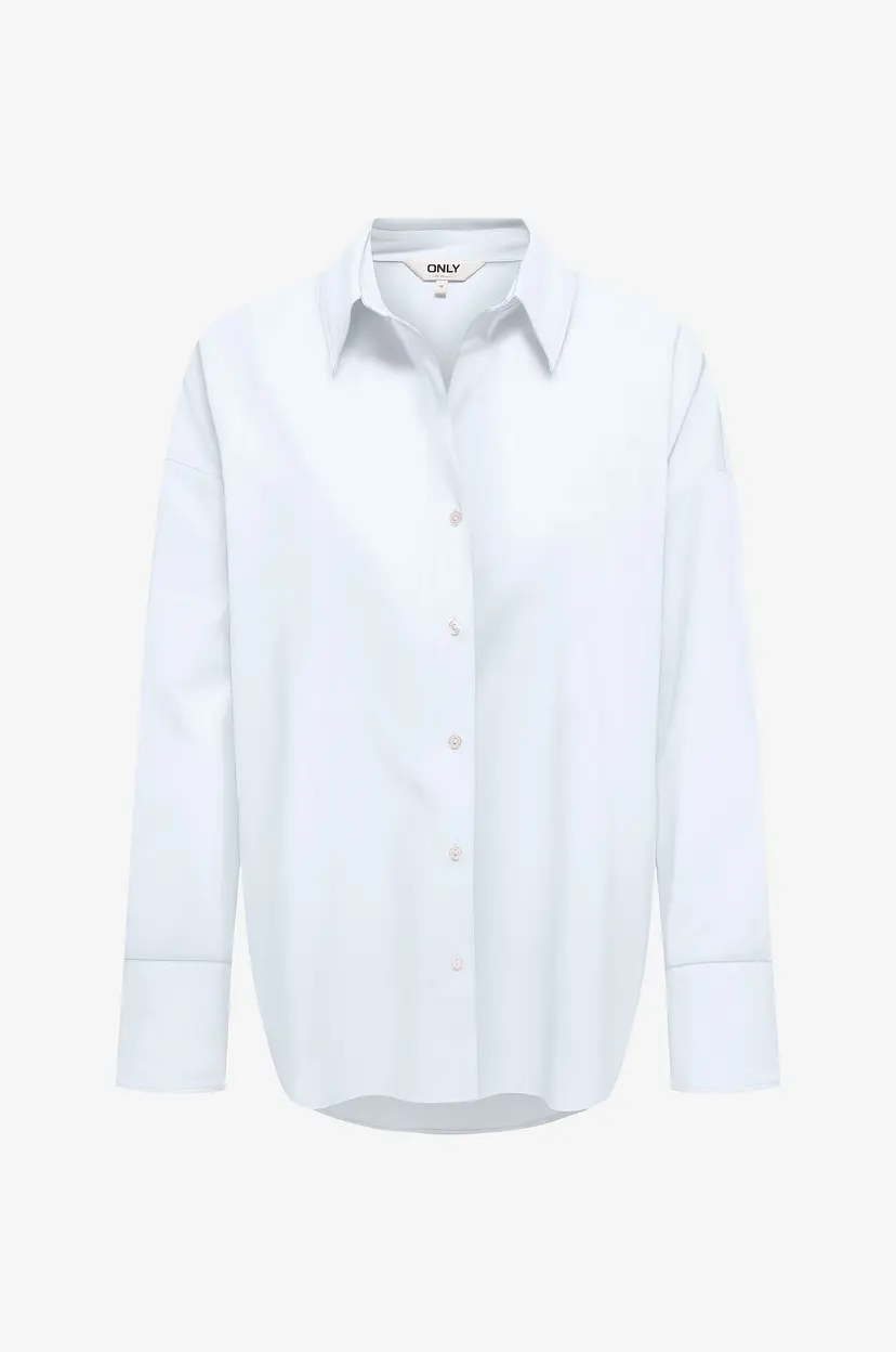 Only Carmakoma Skjorte carOregon Alva LS Reg Shirt Wvn - Hvit